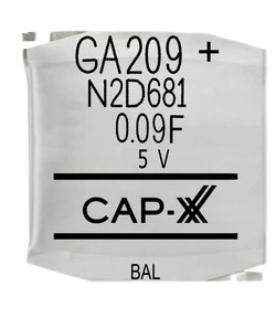 GA209F Dual Cell 4.5V@80mF ESR Ω120mΩ