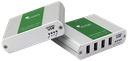 4-port USB 2.0 Ethernet LAN Extender System
