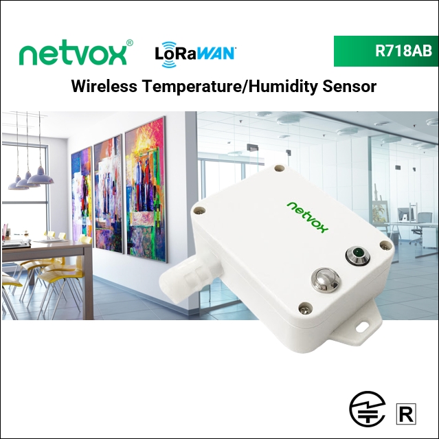 LoRaWAN Wireless Temperature & Humidity Sensor