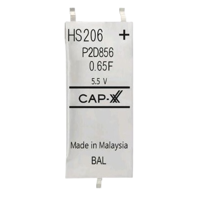 HS206F 5.5V 650mF Prismatic Super Capacitor