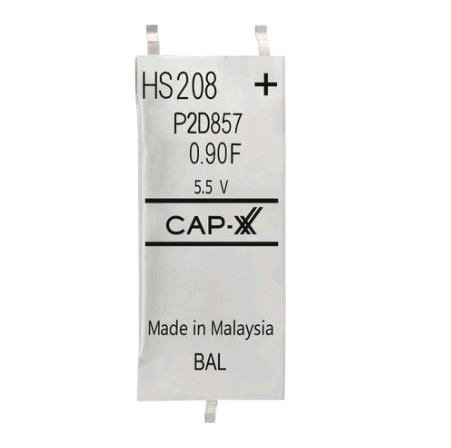 HS208G-D 2.75V 3600mF Prismatic Super Capacitor