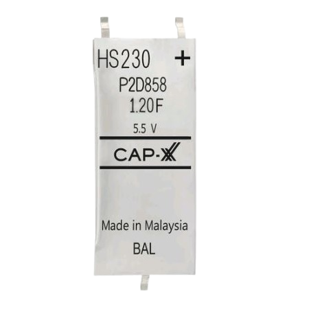 HS230F 5.5V 1200mF Prismatic Super Capacitor