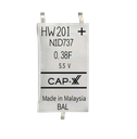 HW201F 5.5V 380mF Prismatic Super Capacitor