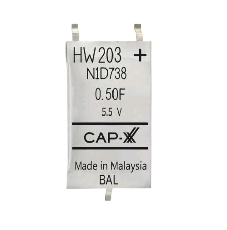 HW203F 5.5V 500mF Prismatic Super Capacitor