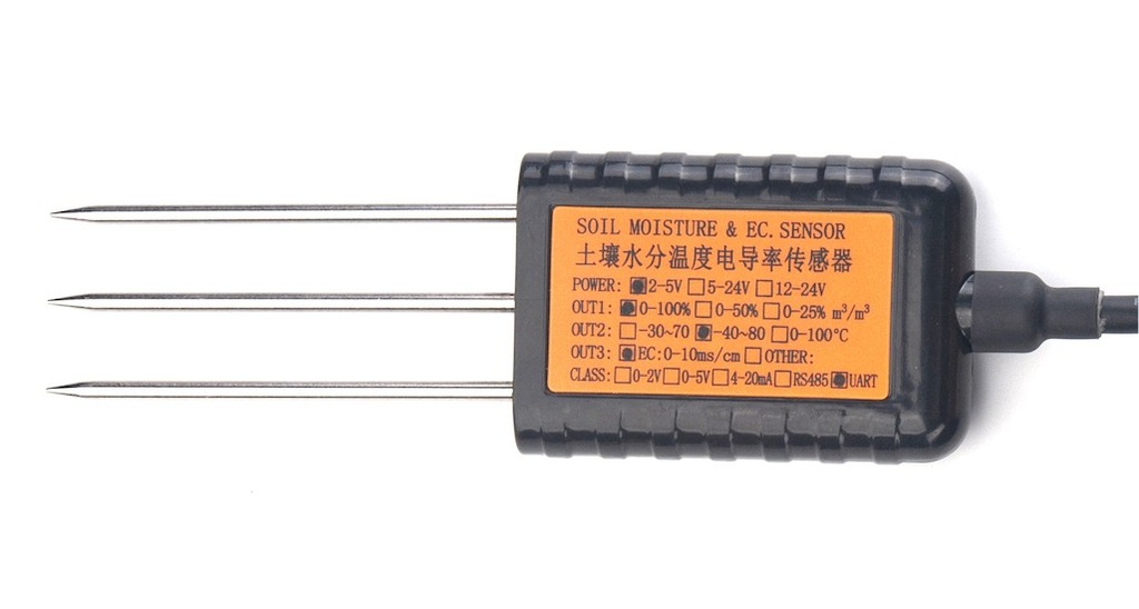 LoRaWAN Soil Moisture &amp; EC Sensor