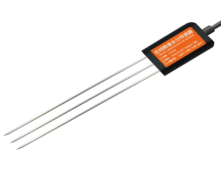 Grain temperature and humidity measuring instrument