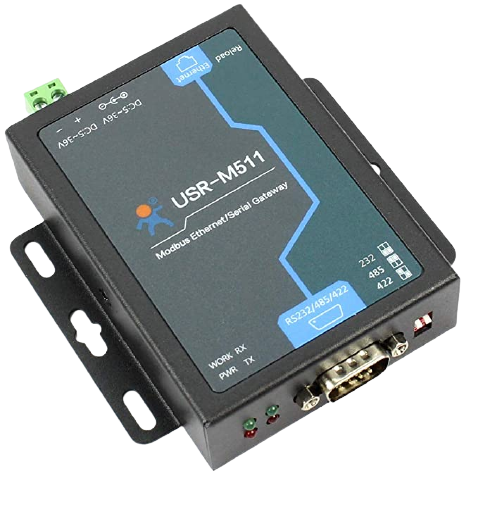 Industrial Modbus Gateway, Serial to Ethernet converter