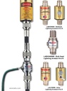 LIGHTNING ARRESTOR BULKHEAD N-N