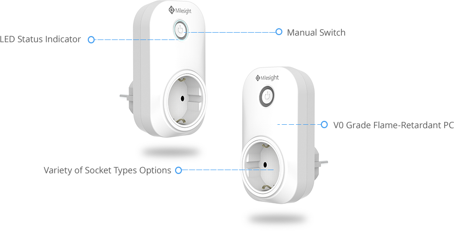 WS52x LoRaWAN Smart Portable Socket