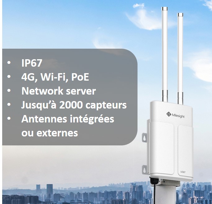 UG67 outdoor LoRaWAN Gateway