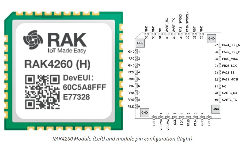 WisDuo LPWAN Module MicroChip SIP