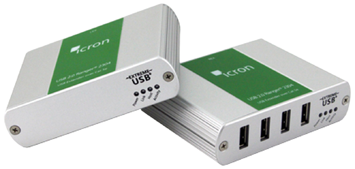 Icron Ranger 2304 4-port Cat 5e 100 meter USB 2.0 extender