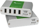 4-port USB 2.0 Ethernet LAN Extender System