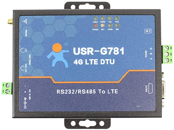 4G Modem RS232/RS485 to 4G with 1WAN &amp;1LAN Europe version