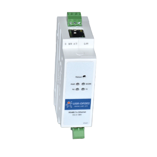 Din-rail Modbus RS485 Serial to Ethernet Converter