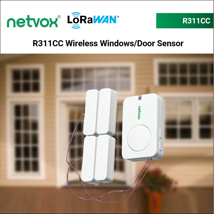 R311CC Wireless 2-Gang Door/Window Sensor (powered by 2 x CR2450 battery)