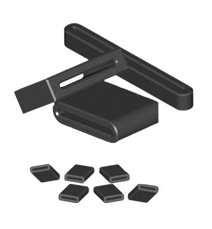 Broadband EMI Ribbon Ferrite Cable Core