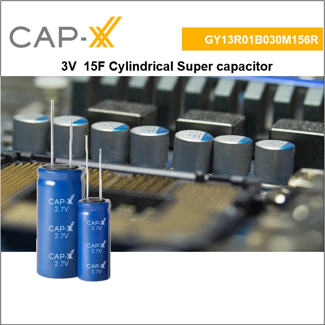 GY13R010021S505R Cap-XX super capacitor 3V 5F