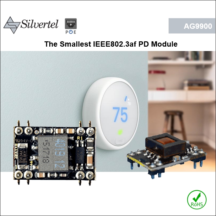 Ag9900 the Smallest IEEE802.3af PD Module (copy)