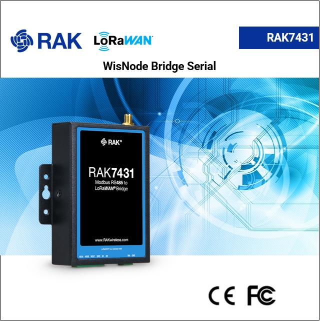 RAK743X WisNode Bridge Analog Bridge to LoRaWAN