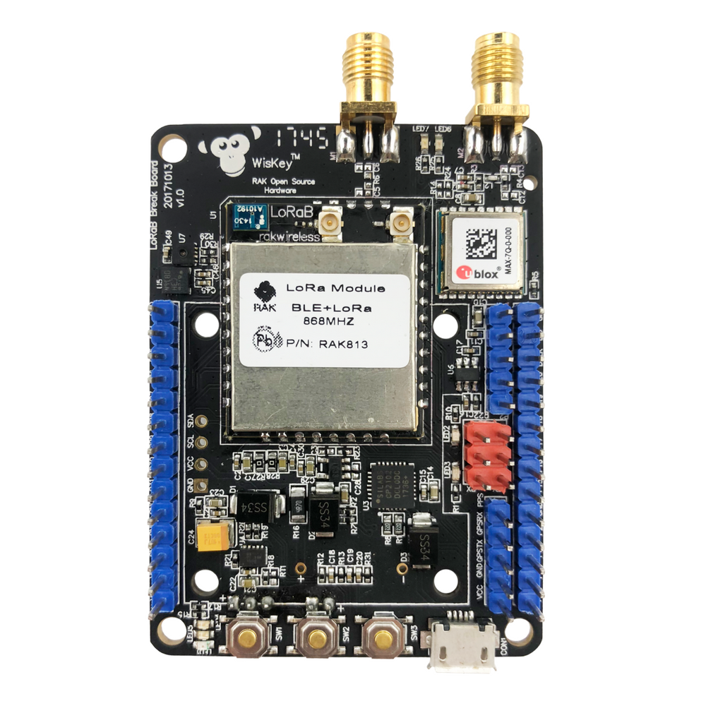 RAK4631 Meshtastic Kit for LoRa, RAK19007 Bas Board