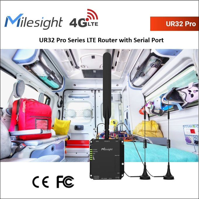 New UR32 Pro Series LTE Router with RS485