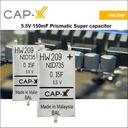 HW209F 5.5V 150mF Prismatic Super Capacitor