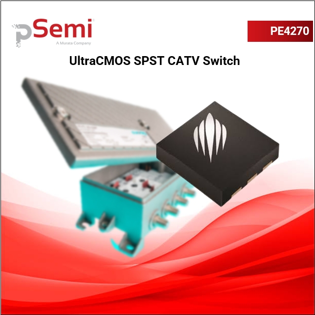 PE4270 UltraCMOS® SPST CATV Switch