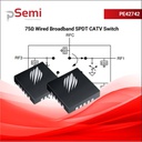 PE42742 75Ω Wired Broadband SPDT CATV Switches