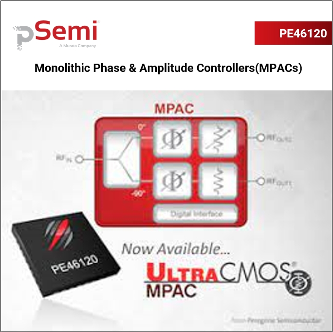 PE46120 Monolithic Phase &amp; Amplitude Controllers(MPACs)