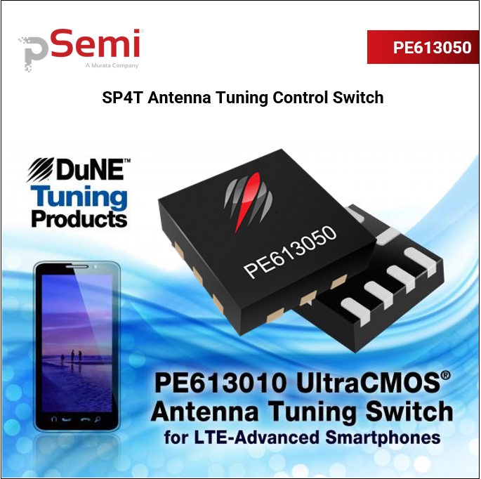 PE613050 SP4T Antenna Tuning Control Switch