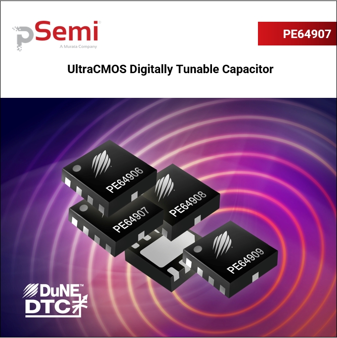 PE64907 UltraCMOS® Digitally Tunable Capacitor