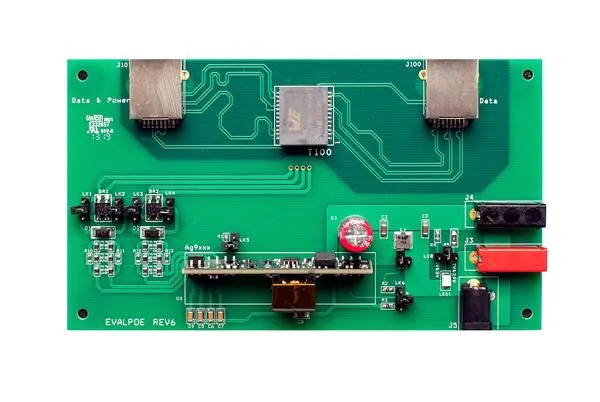 EvalPOE Eval Board for Standard POE PD Modules (Ag9050, Ag9120, Ag9205, Ag97xx)