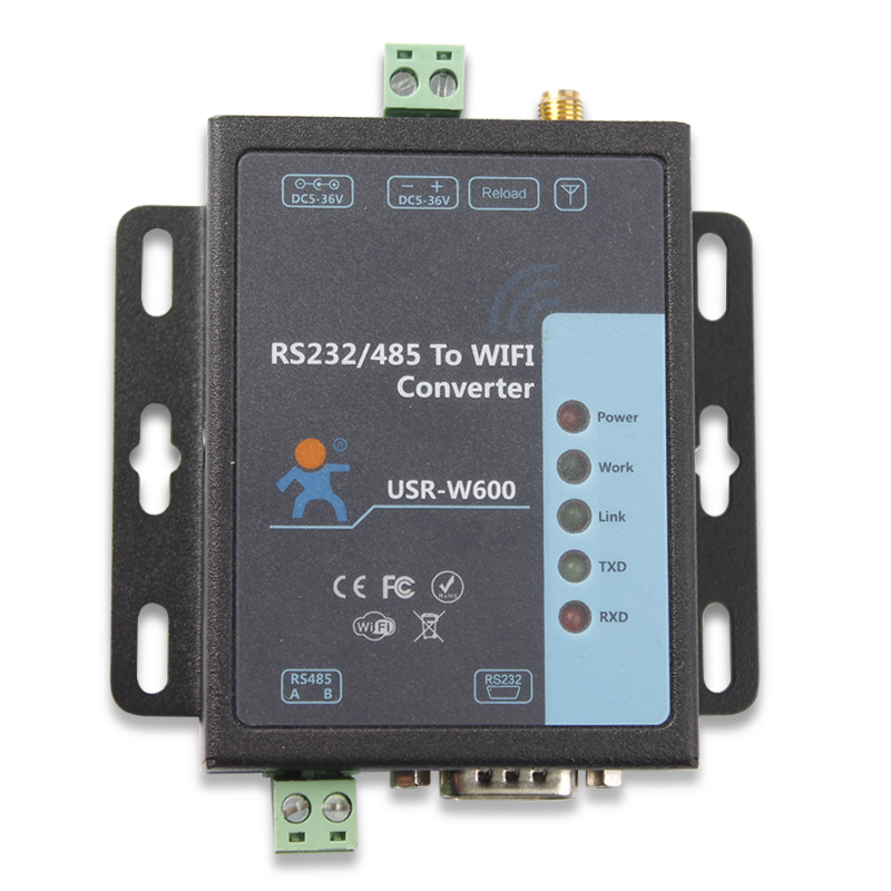 Low cost RS232/RS485 to WiFi