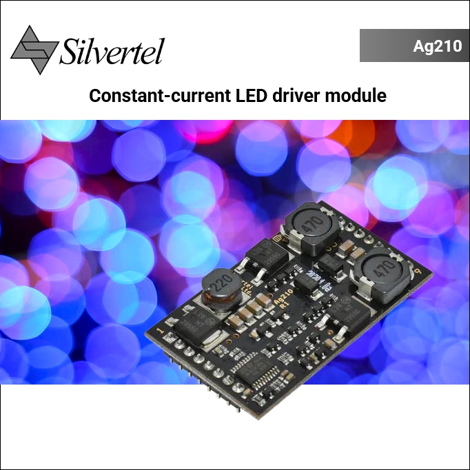 Ag210 Low Voltage LED driver with integrated DALI, SIL.