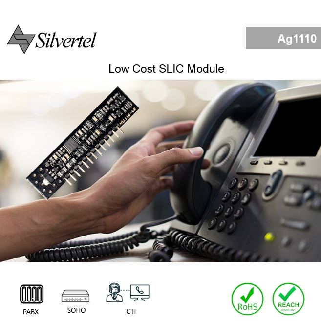 Silvertel Ag1110 Low cost PBX SLIC