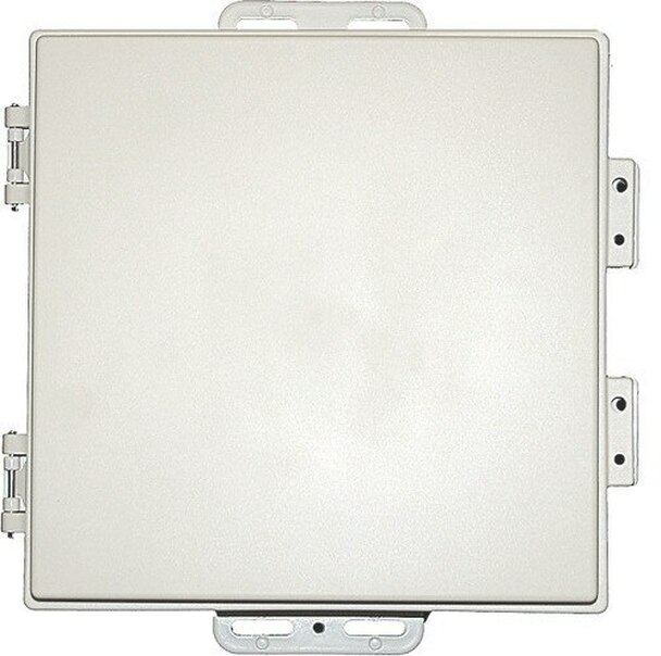 10x10x4 inch Die Cast Aluminum Enclosure with Integrated LHCP RFID Antenna - FCC