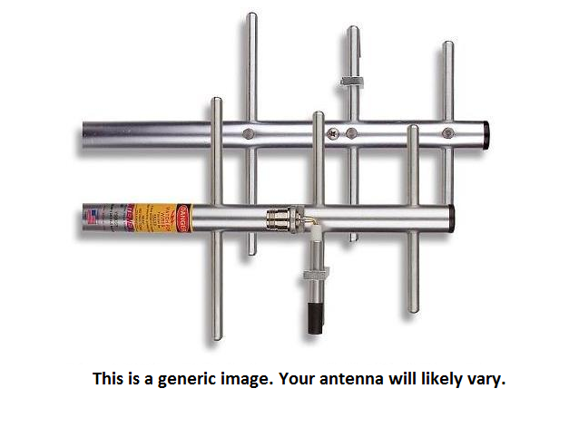 YS4065 406-430 MHz, 5 element, 11 dBi, Aluminum Yagi with Fixed N-Female Connector