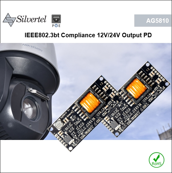 PD Module, 60W, IEEE802.3bt Compliant, 12V/24V