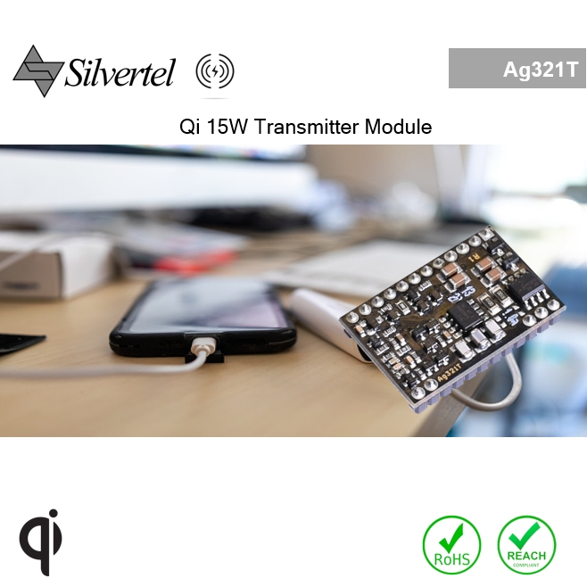 Ag321T 15W Qi Compatible Wireless Charging Transmitter Module