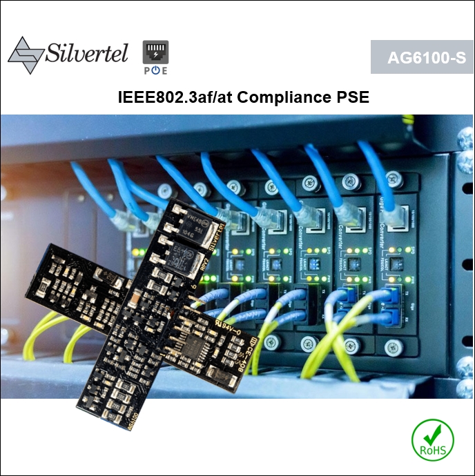 Ag6100S PSE Module, 1-Channel, IEEE802.3af &amp; at