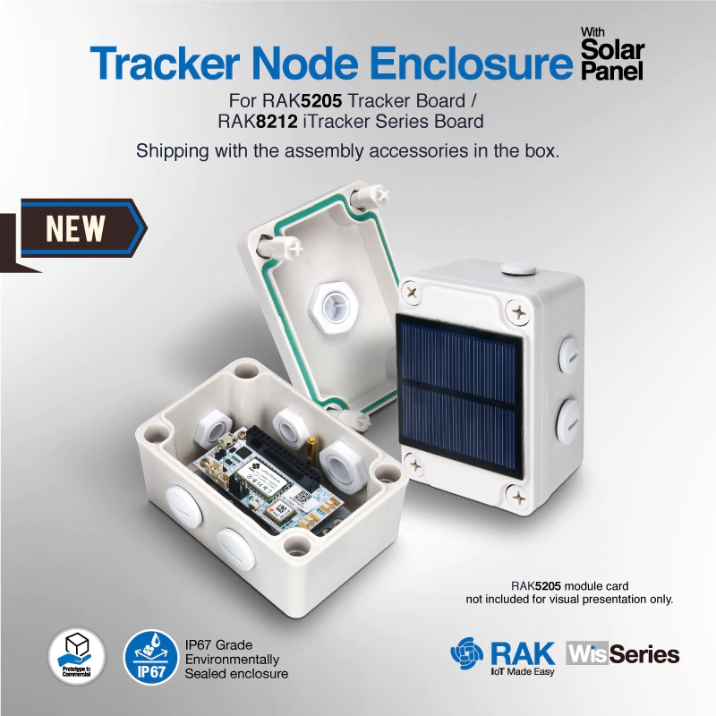 RAKBox-B2 Enclosure with Solar Panel