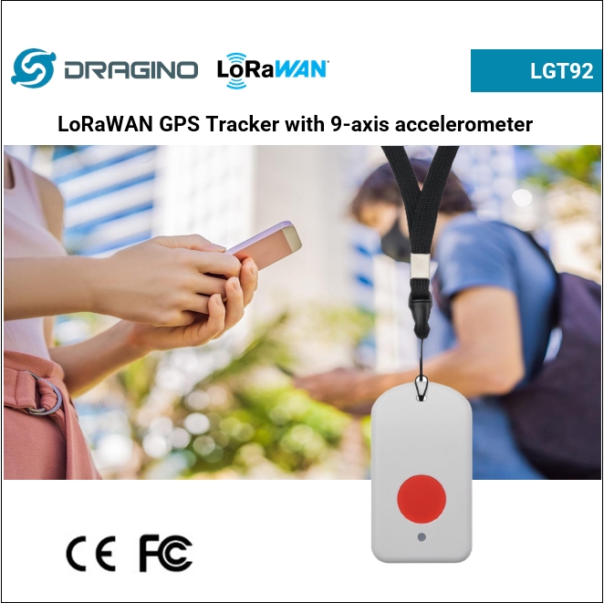 LoRaWAN GPS Tracker with 9-axis accelerometer-LGT92