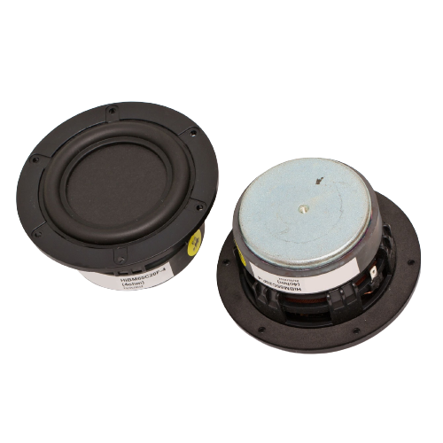 Round Speaker Driver, 30W nom, &gt;60W max, 4Ω