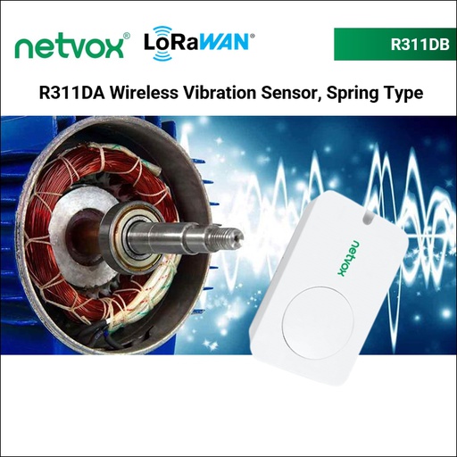 R311DB Wireless Vibration Sensor, Spring Type