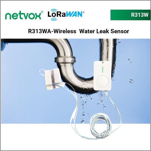 R313W-Wireless Water Leak Sensor