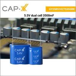 [GY13R010025V106R] GY13R010025V106R 3V 10F Cylindra Super Cap