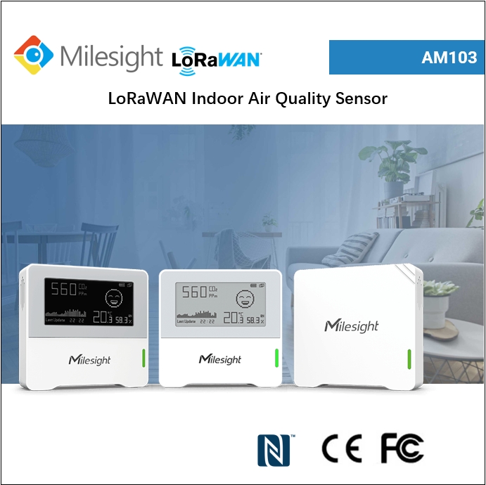 AM102 IAQ LoRaWAN sensor