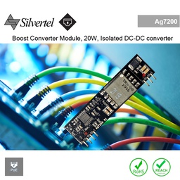 [Ag7300] Ag7300 Boost Converter Module, 120W, Isolated DCDC converter, IEEE802.3bt compliant, 18-36V  In, 48/57V Out, SMT (Blocks not pins)