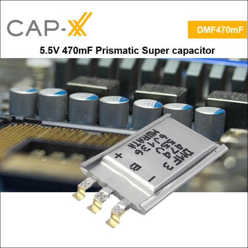 [DMF3Z5R5H474M3DTA0] DMF470mF 5.5V Murata Super capacitor
